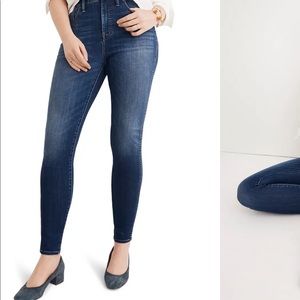 Madewell 10 In High Rise Skinny Jeans Danny Wash